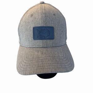 Men's Southern Tide Skipjack Embossed Patch Blue and Gray Cap.